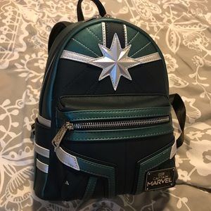 NWOT Loungefly Captain Marvel mini backpack